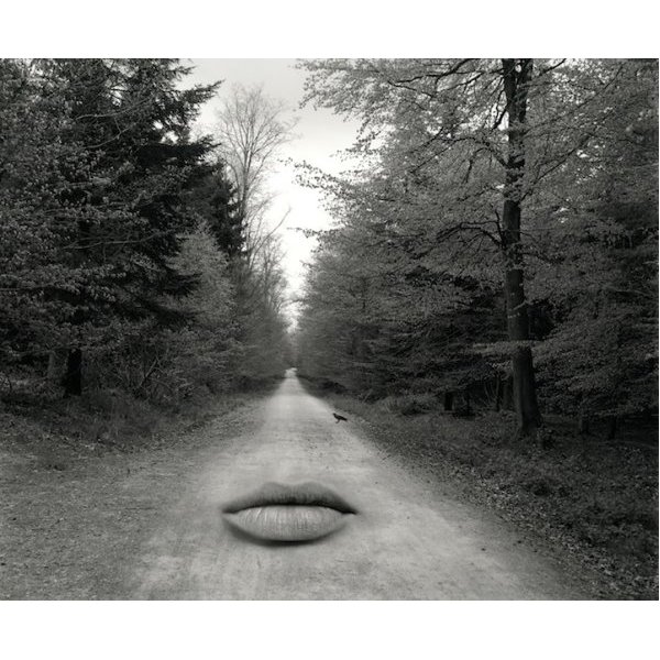 Lips on a road