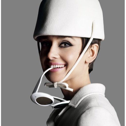 AUDREY HEPBURN IN GIVENCHY WITH GLASSES