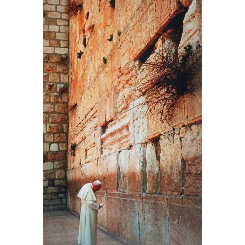 Pope John-Paul Ⅱ at the Western Wall