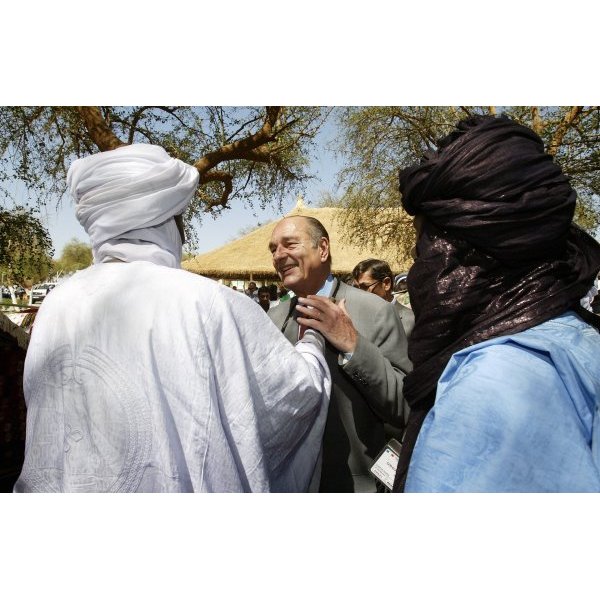 Jacques CHIRAC au Niger