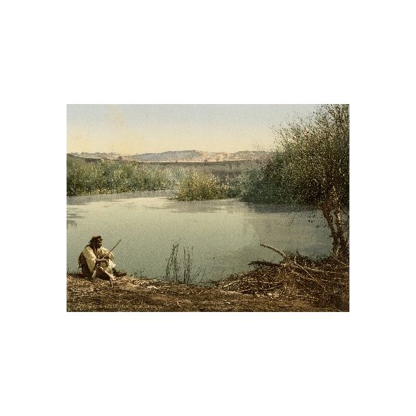 River Jordan, near the ford: the passage of the Jews