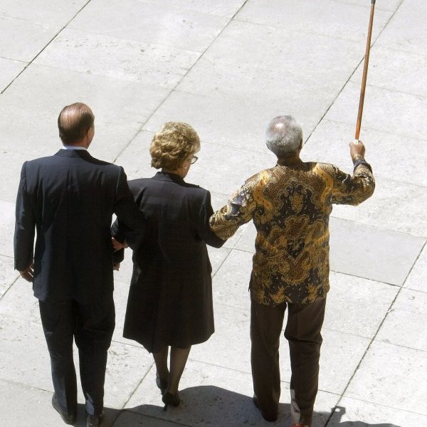 Les CHIRAC et Nelson MANDELA