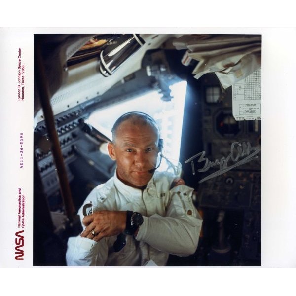 Buzz ALDRIN in the lunar module Eagle