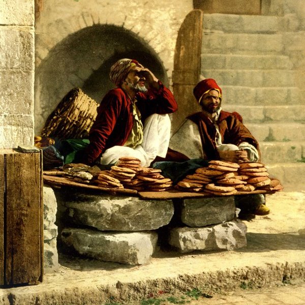 Bread merchants in Jerusalem