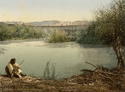 Le Jourdain, près du gué&nbsp;: passage des juifs