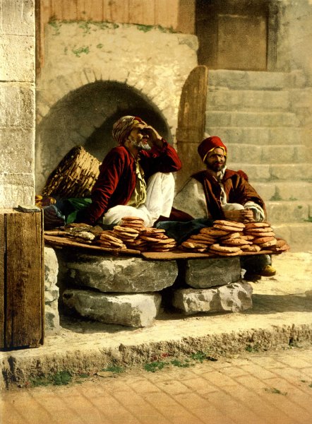 Bread merchants in Jerusalem