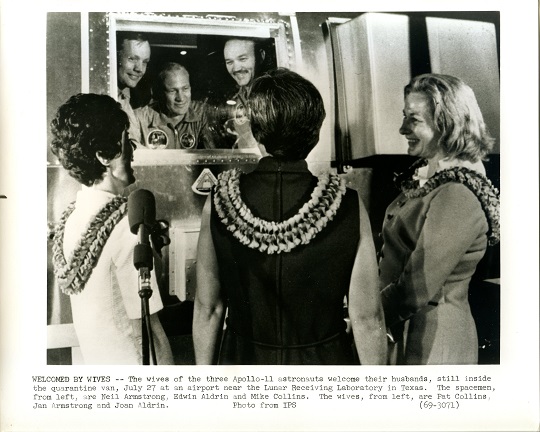 Welcomed by Wives 27 July, 1969